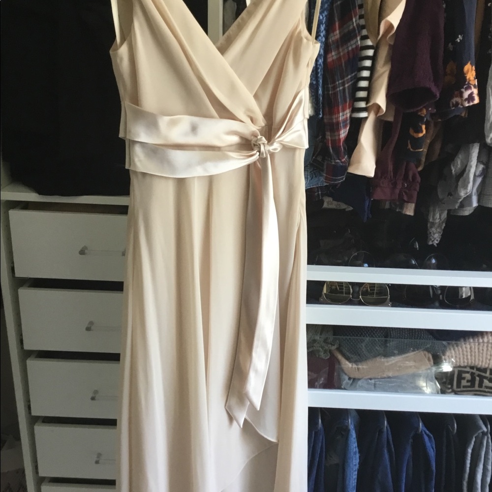 Champagne color beautiful dress